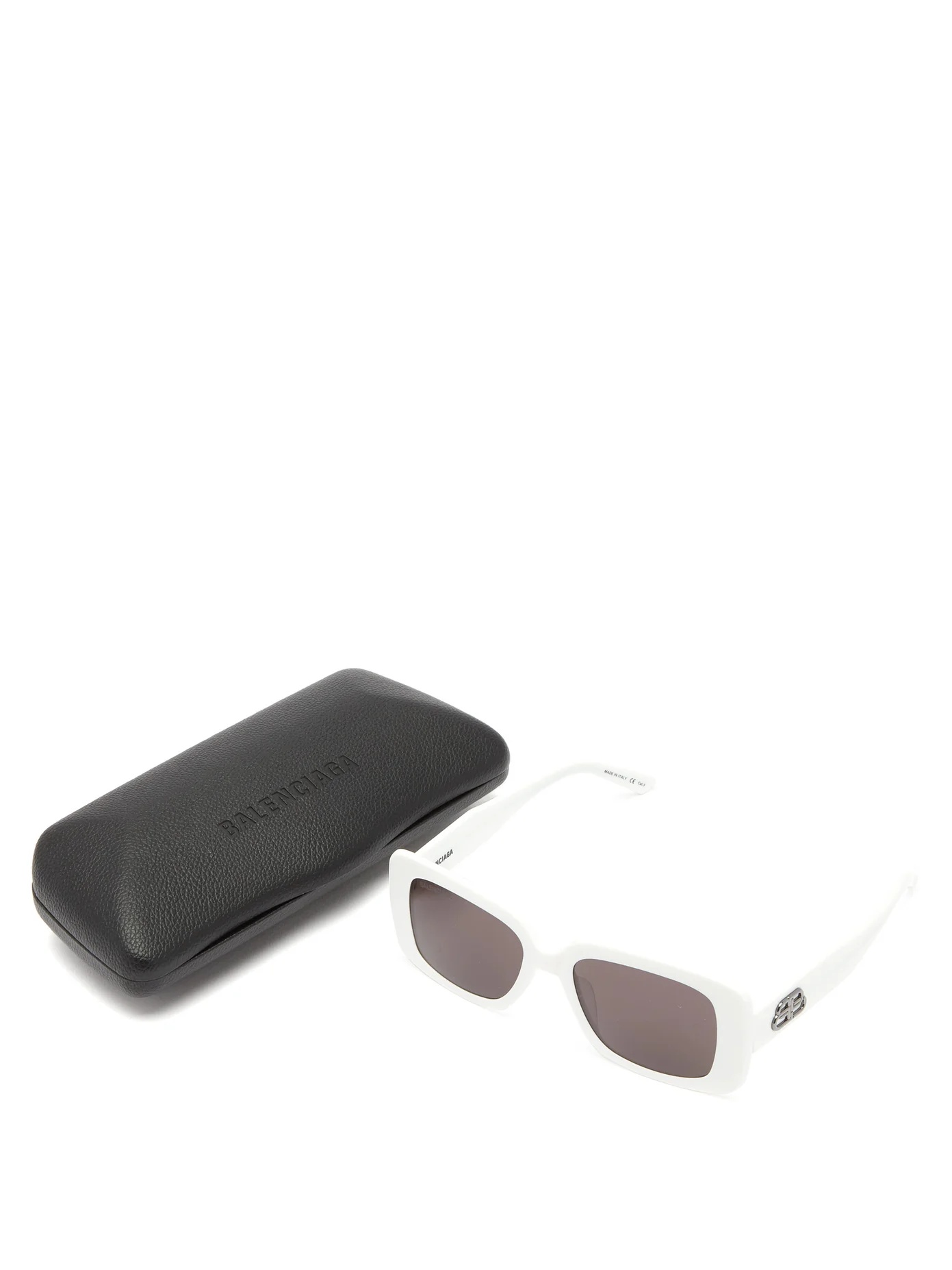 Square acetate sunglasses - 5