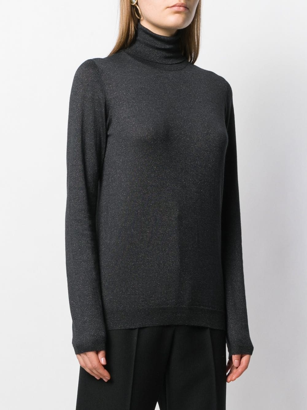 roll neck sweatshirt - 3