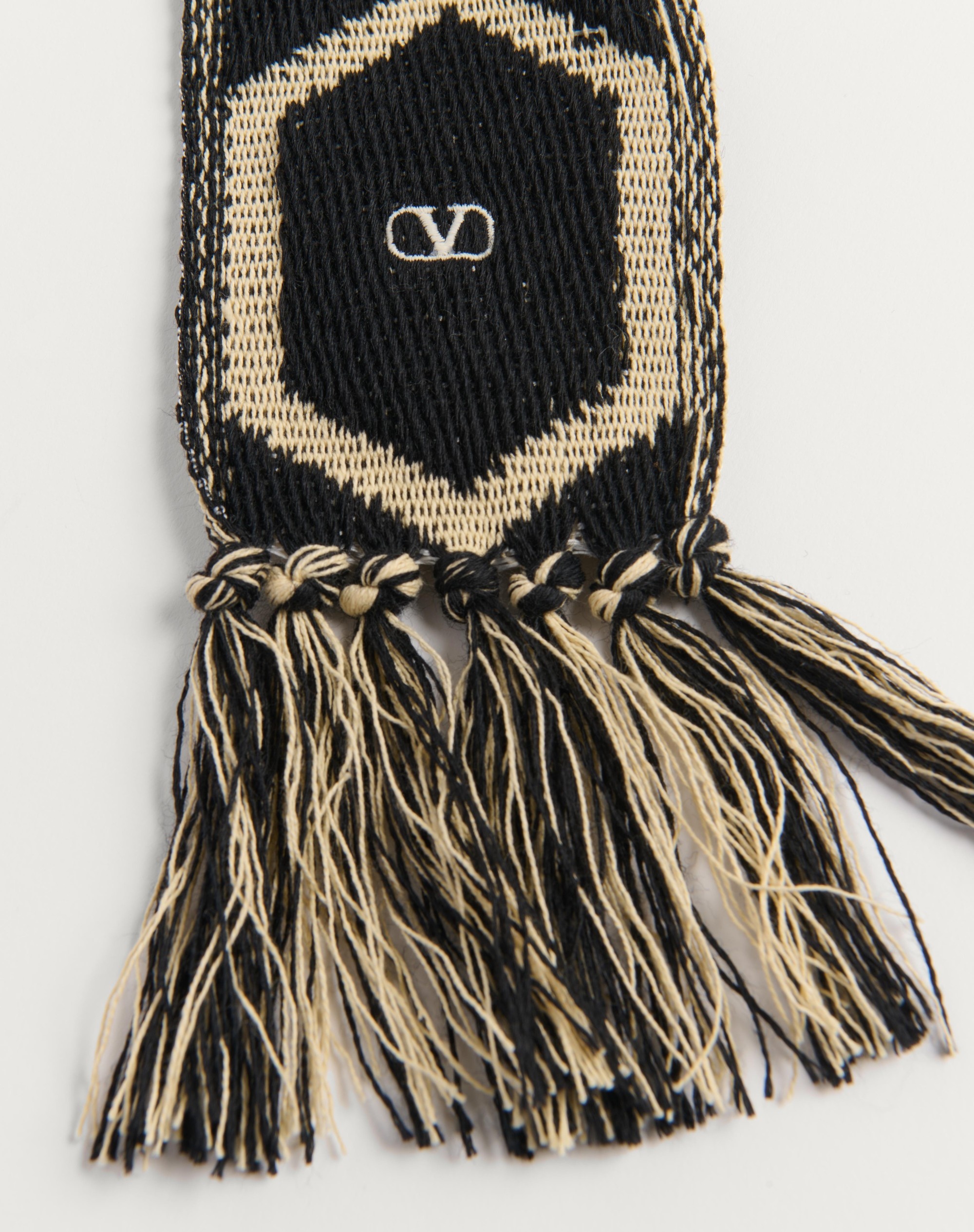ANTIBES COTTON SCARF WITH FRINGE - 5