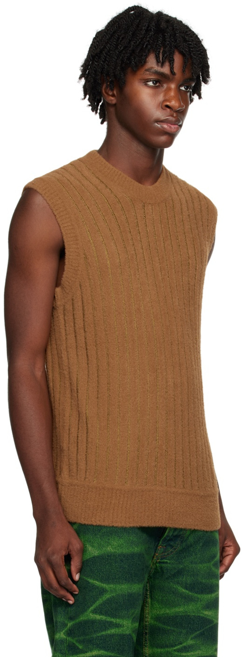Wood Wood Brown Rasmus Sweater outlook