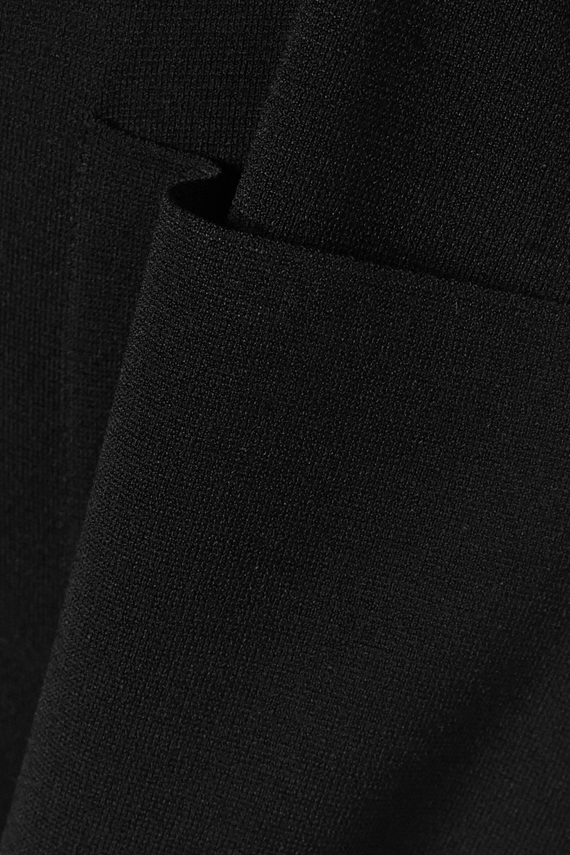 Cropped stretch-knit wide-leg pants 4