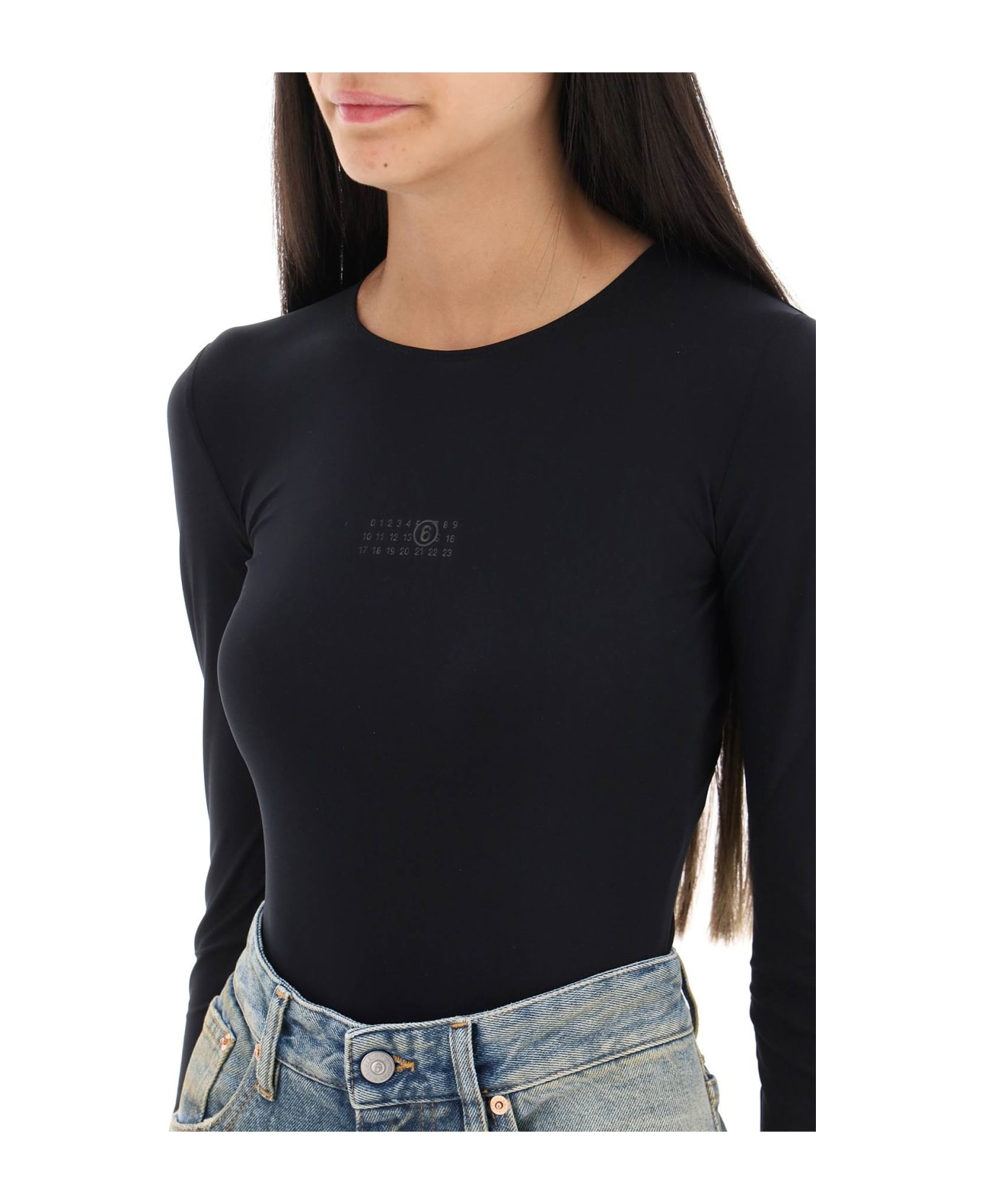 Long Sleeve Lycra Bodysuit - 4