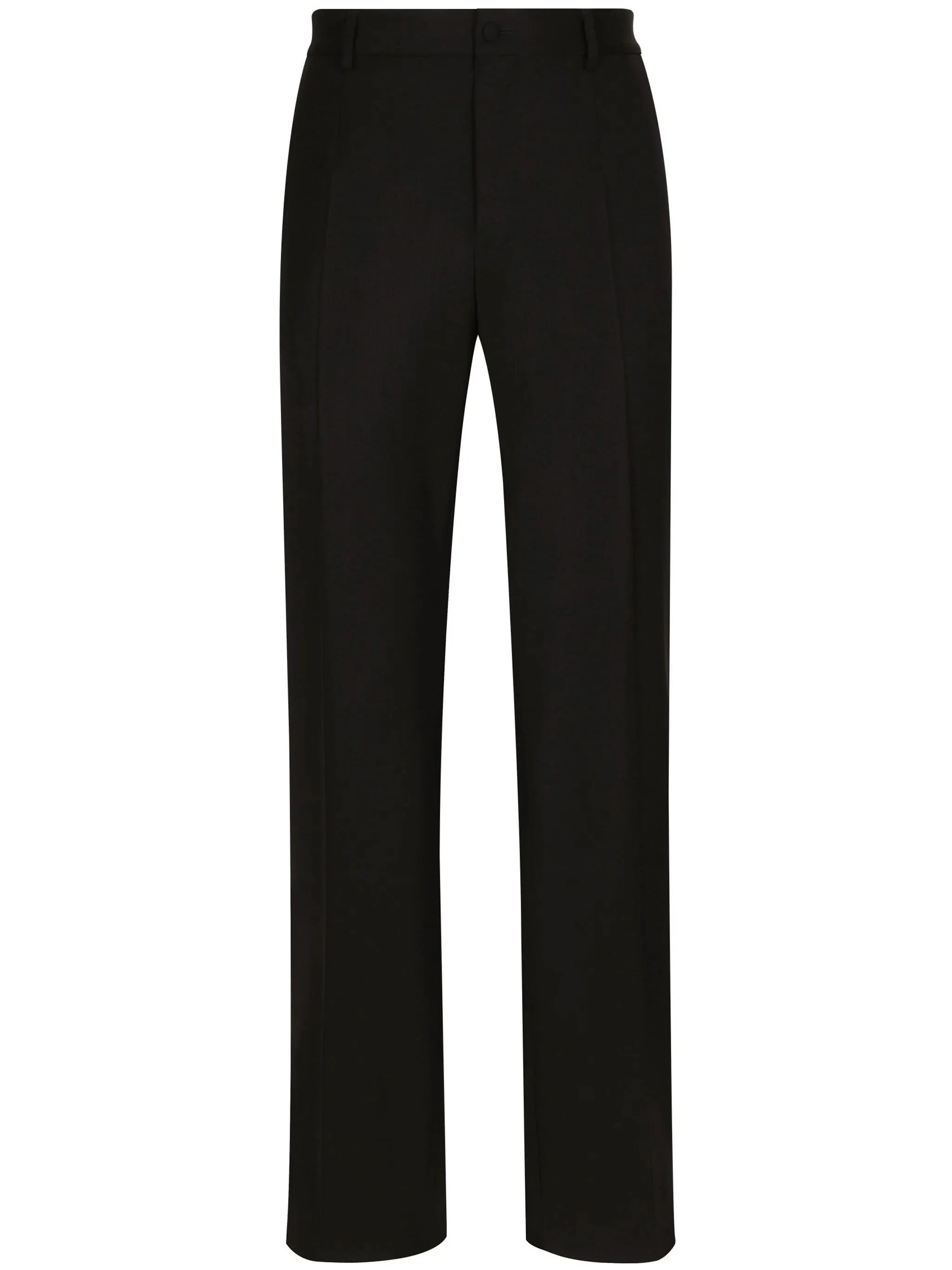STRAIGHT-LEG WOOL TROUSERS - 1
