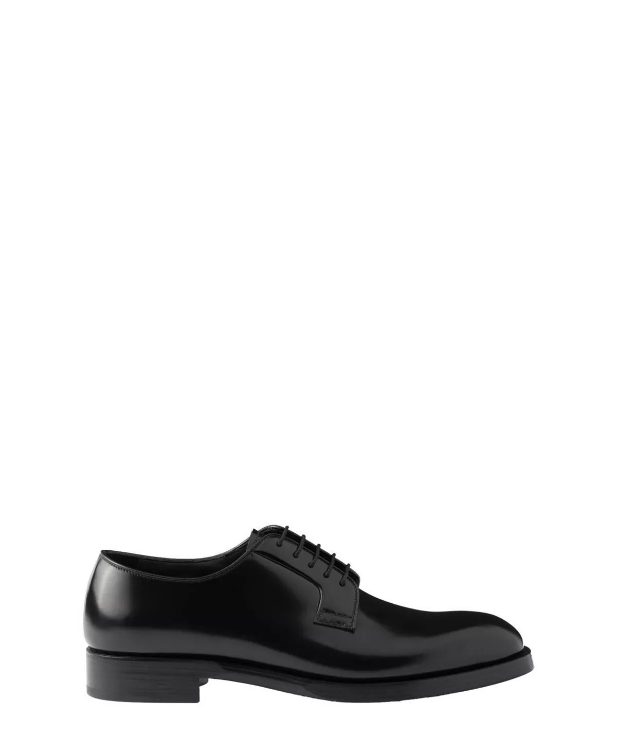 Men's Brushed Leather Lace-Up Shoes - 2