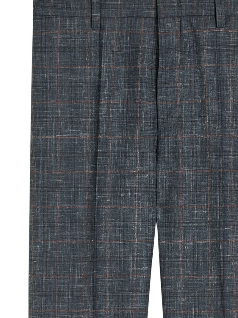 Jil Sander checked trousers outlook