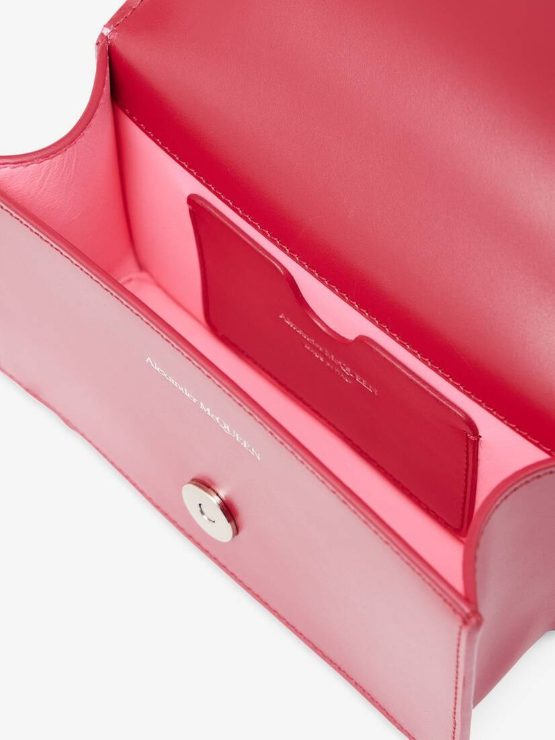 Women's The Biker Mini Jewelled Satchel in Lipstick Red 4