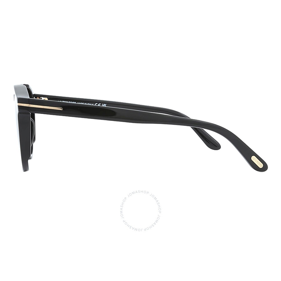 Tom Ford Ian Smoke Round Men's Sunglasses FT0591 01A 51 - 3
