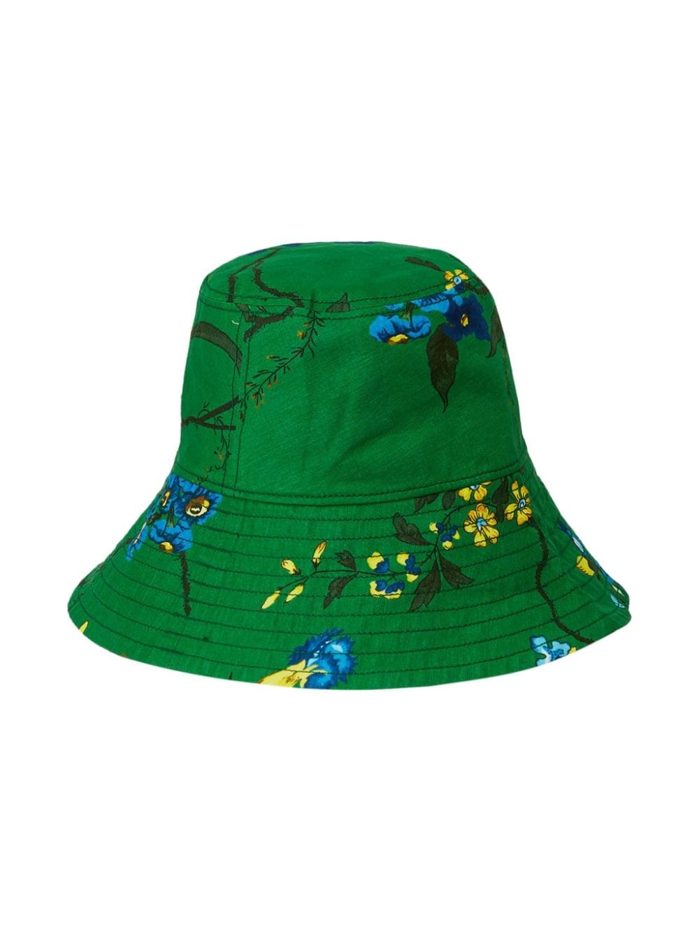 floral-print bucket hat - 2