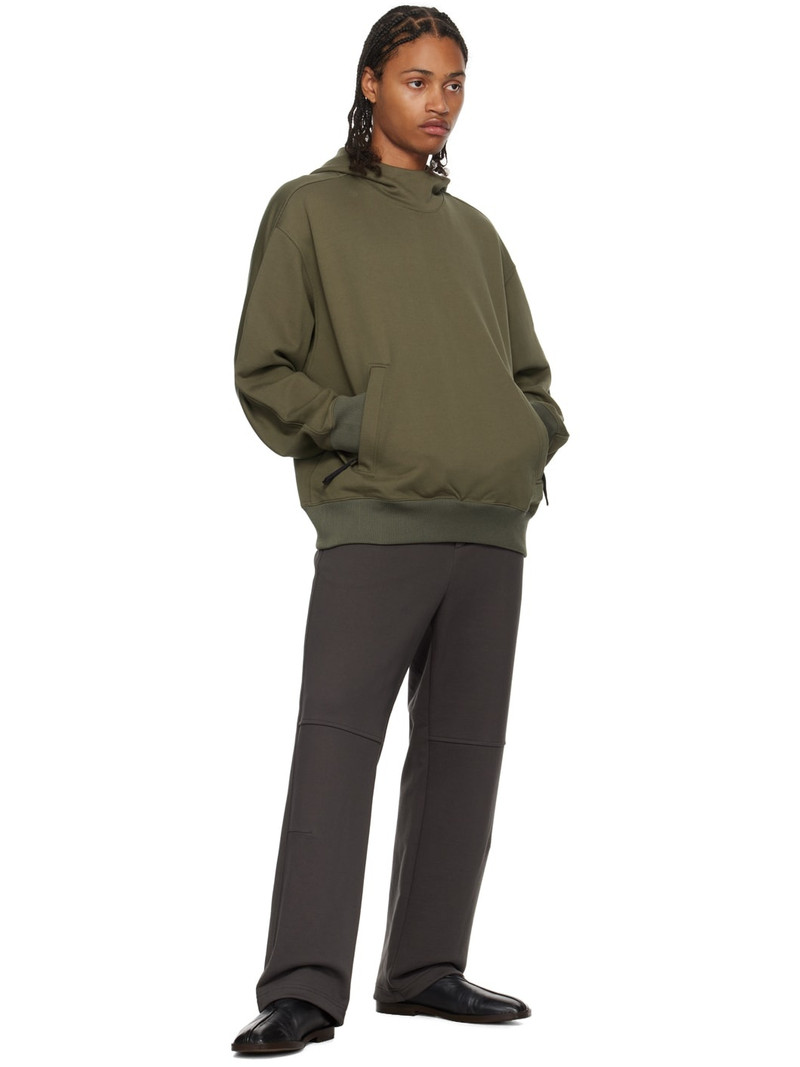 SOLID HOMME Khaki Zip Pocket Hoodie outlook