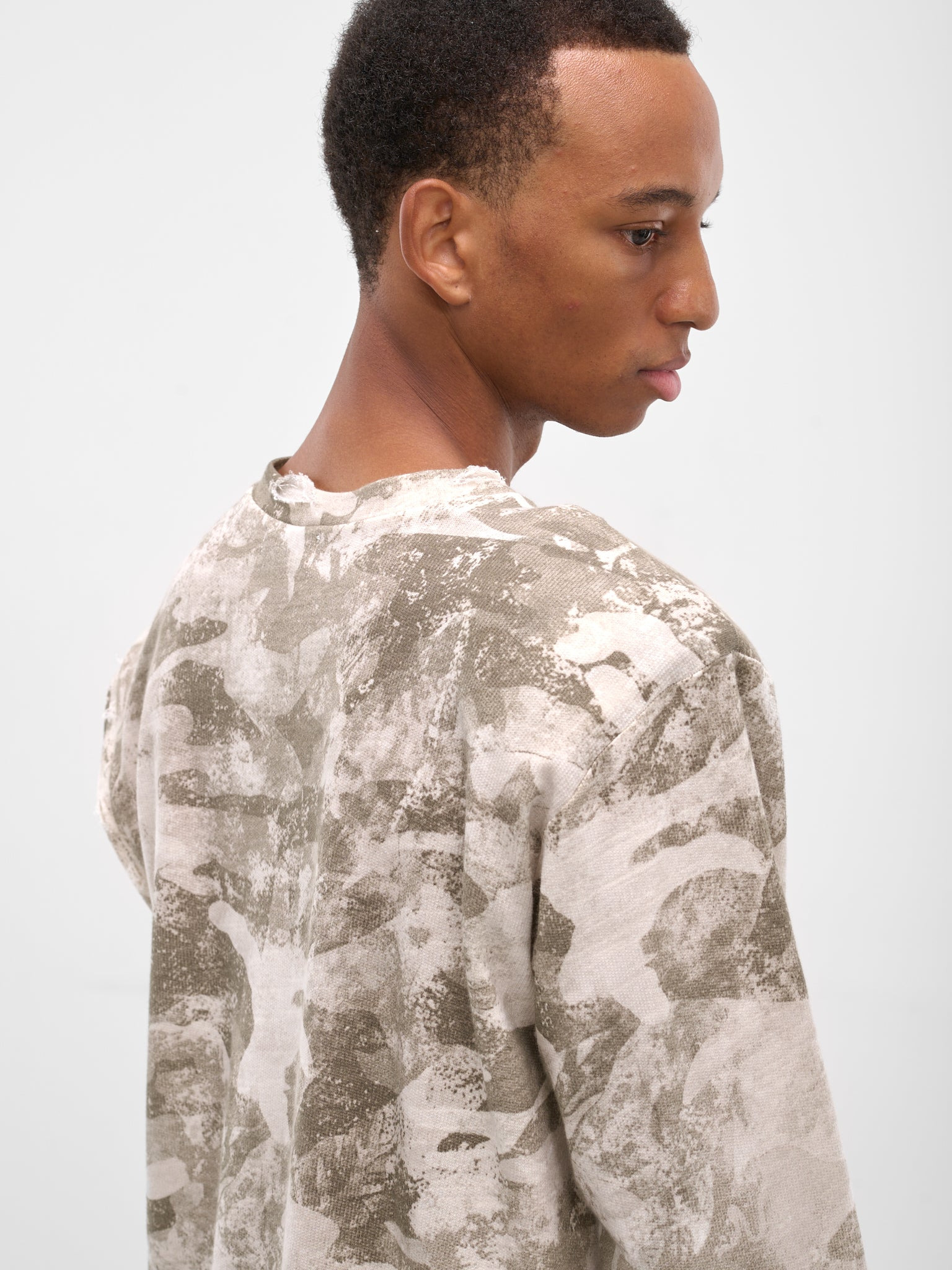 Khaki Camo One-Arm Long Sleeve - 4