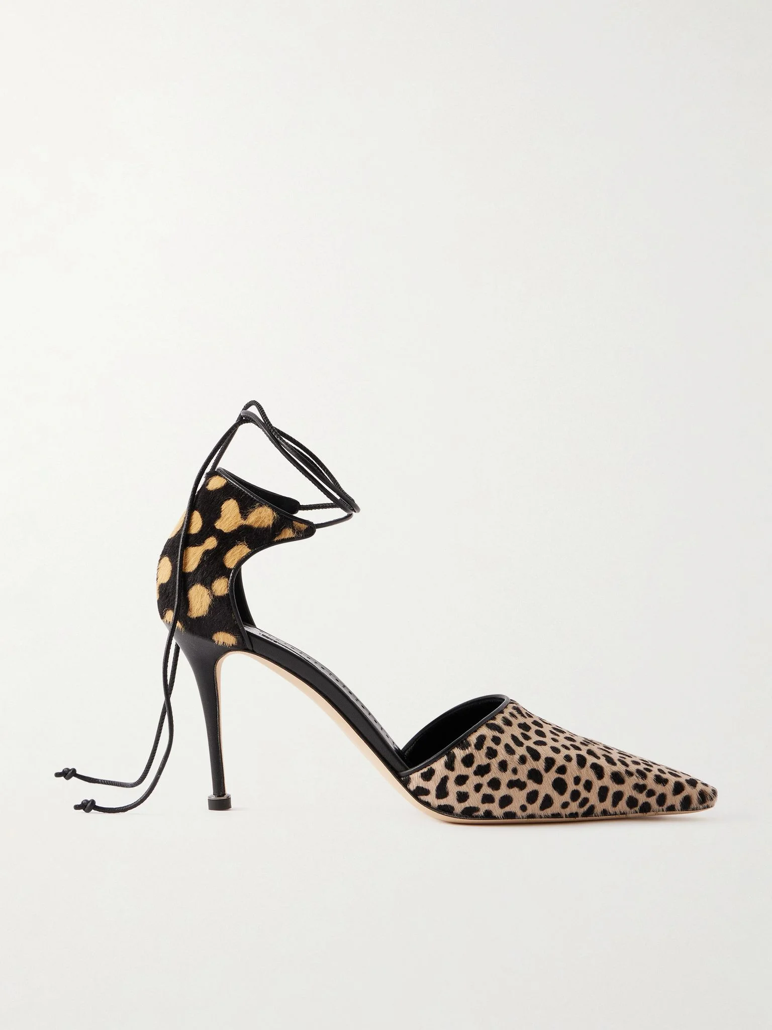 Gambis 90 calf hair animal-print pumps Leopard print - 1