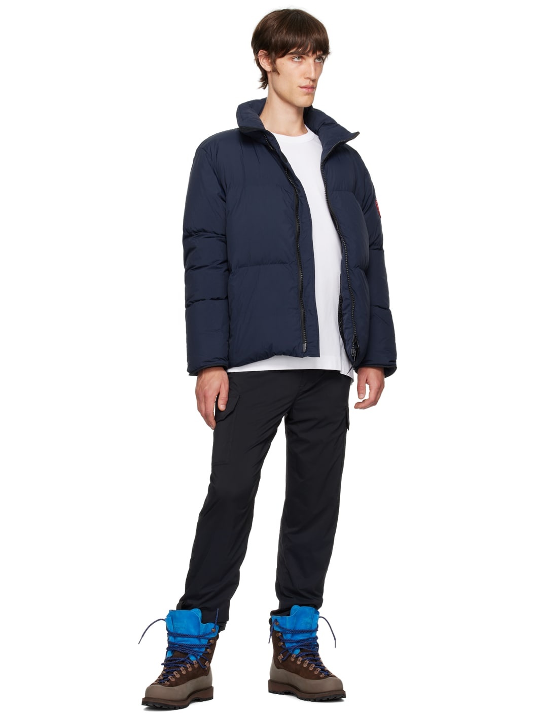 Navy Lawrence Puffer Down Jacket - 5