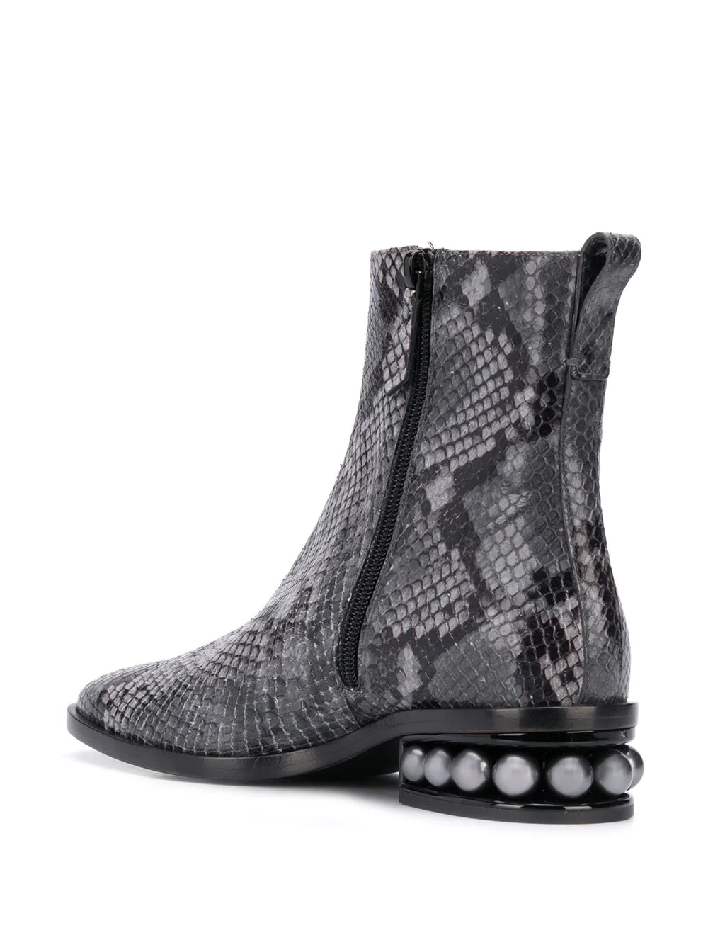 Casati snakeskin ankle boots - 3