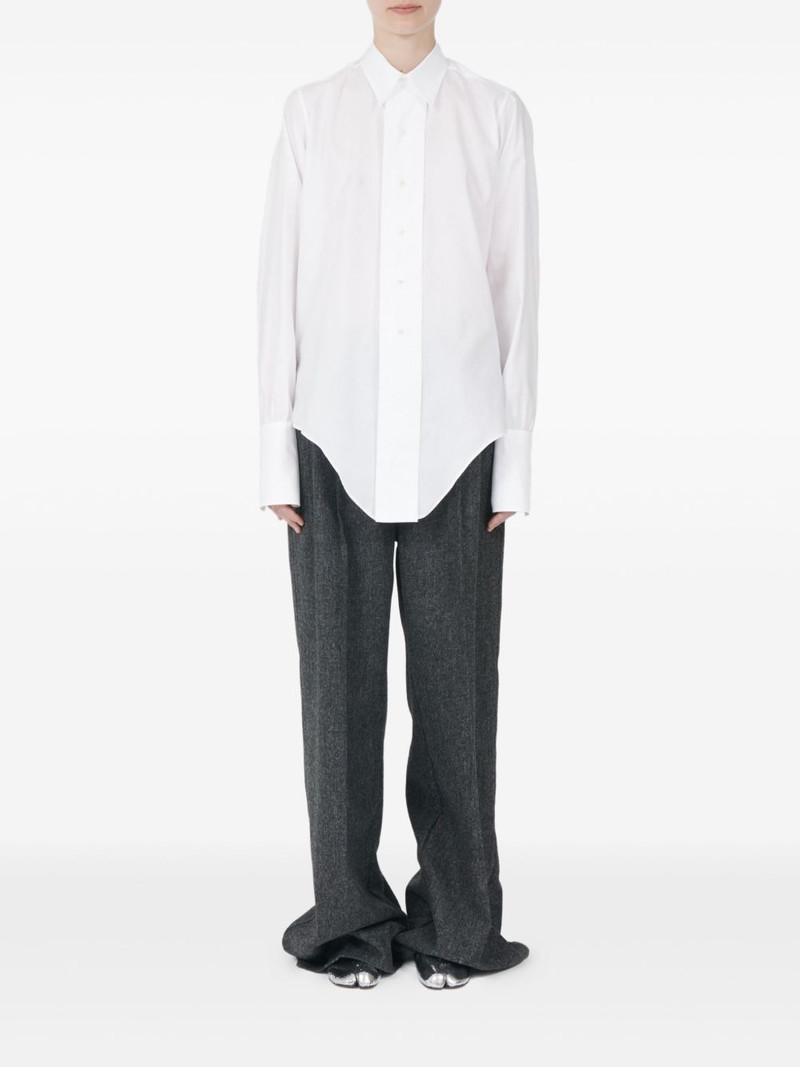 Maison Margiela curved-hem shirt outlook