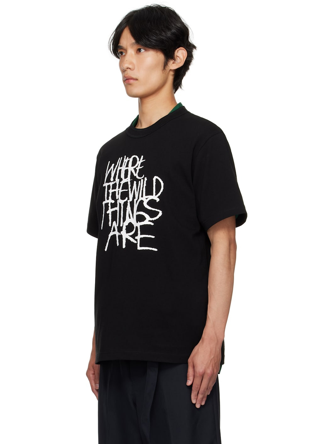 Black 'Where The Wild Things Are' T-shirt - 4
