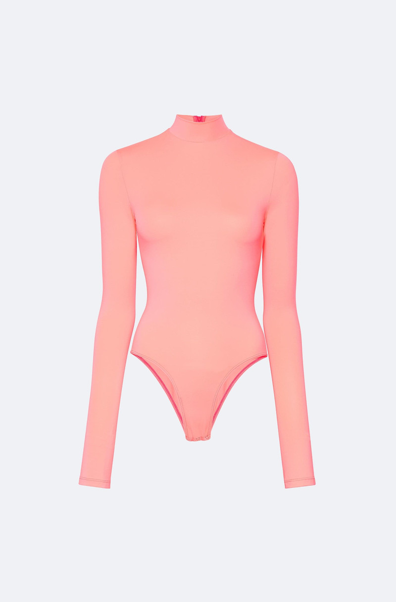 Compact Jersey Mock Neck Bodysuit 1