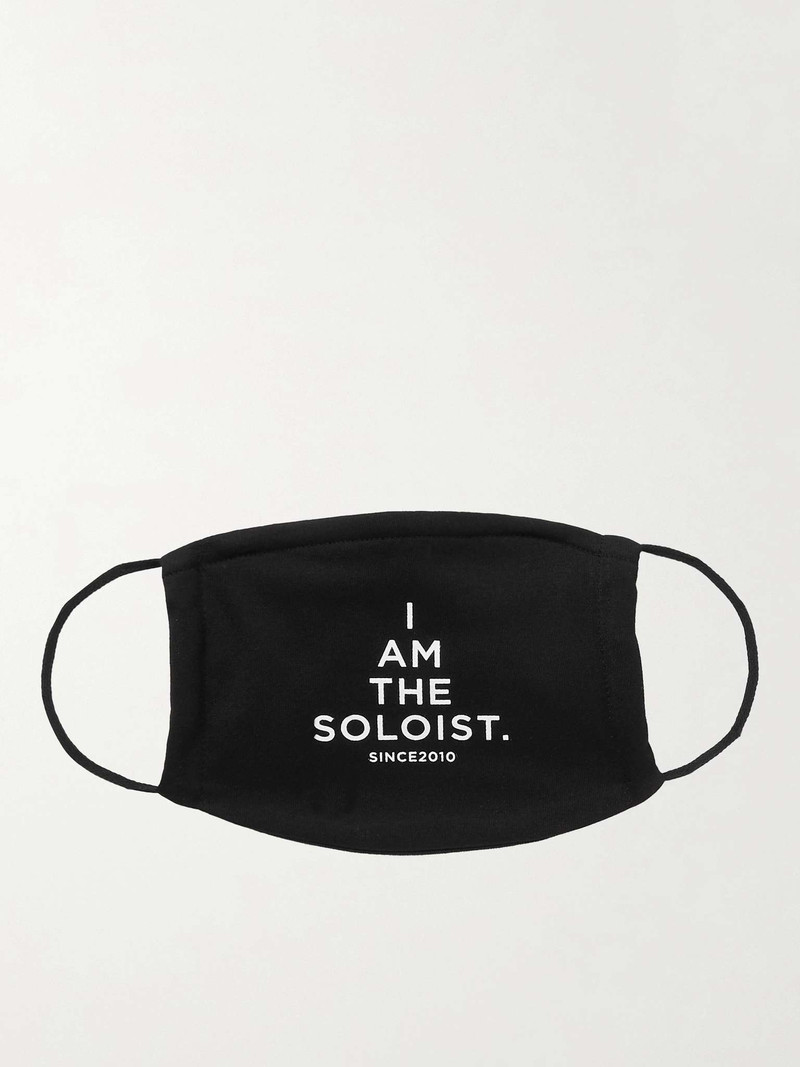 Logo-Print Cotton Face Mask 1