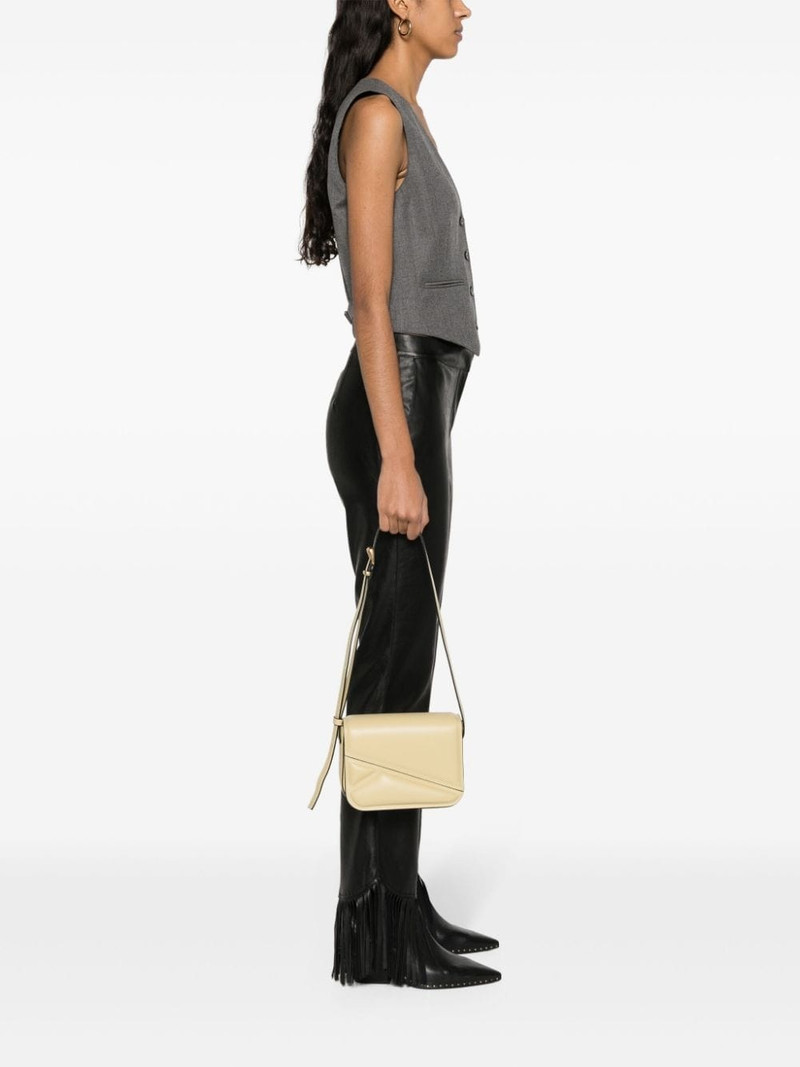 WANDLER Oscar Trunk leather crossbody bag outlook