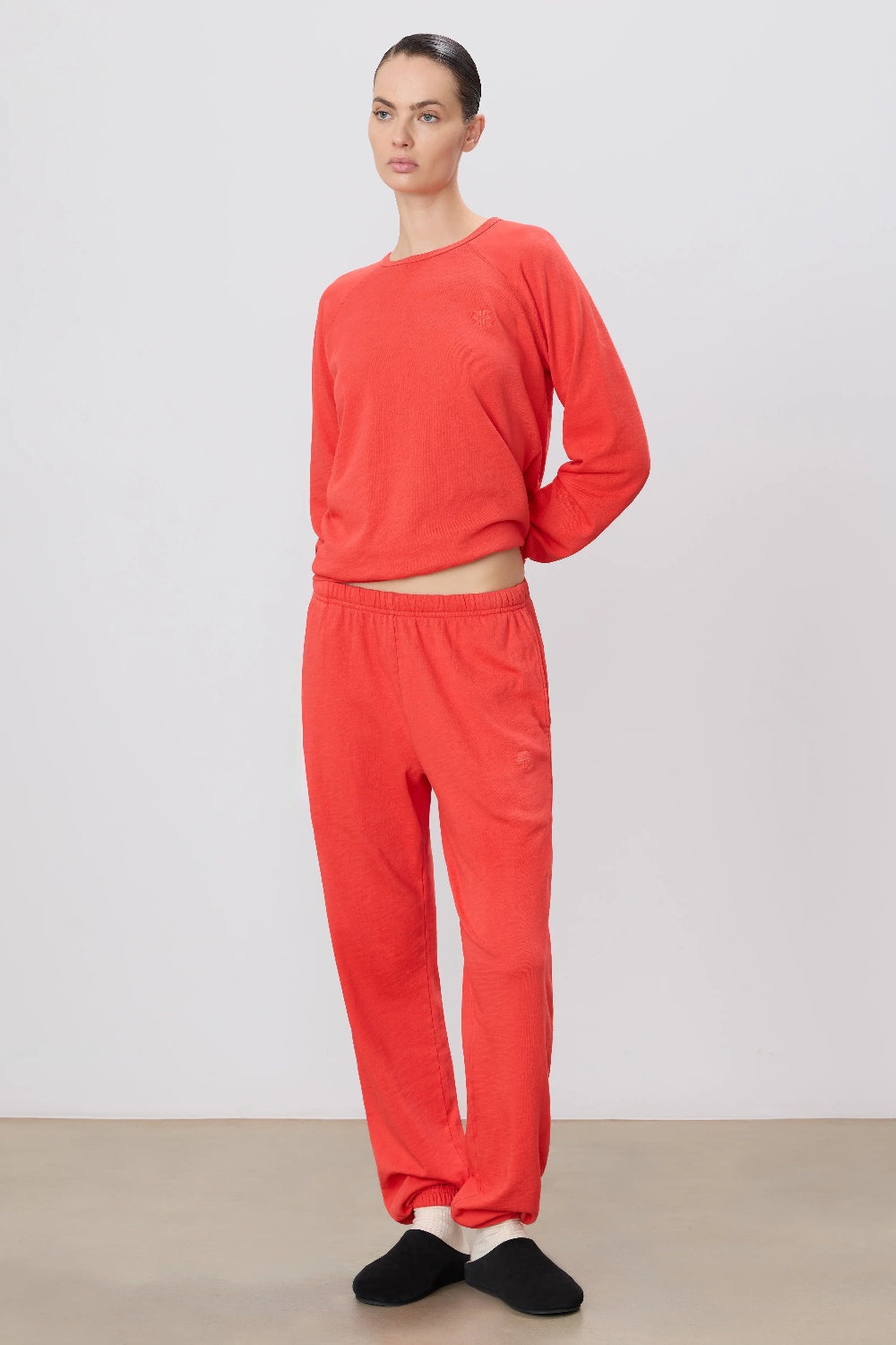 Boyfriend Pocket Sweatpants Poppy - 2