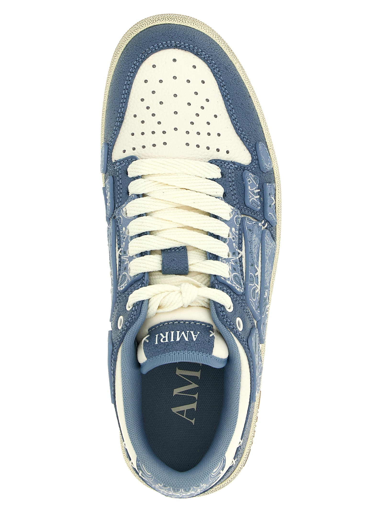 Bandana Skel Top Low Sneakers Blue - 4