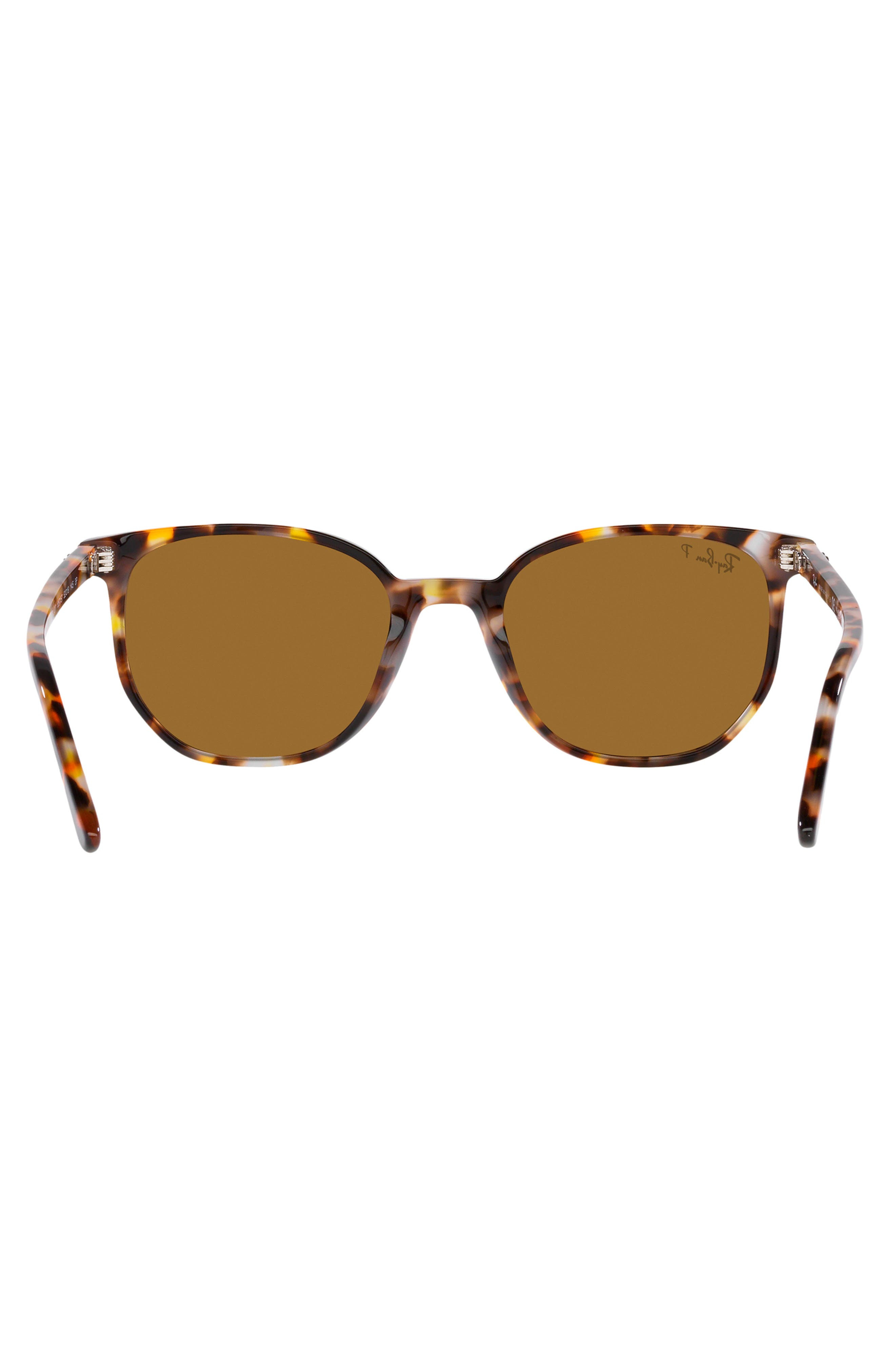 Ray-Ban Elliot 52mm Polarized Square Sunglasses in Brown Havana at Nordstrom - 7