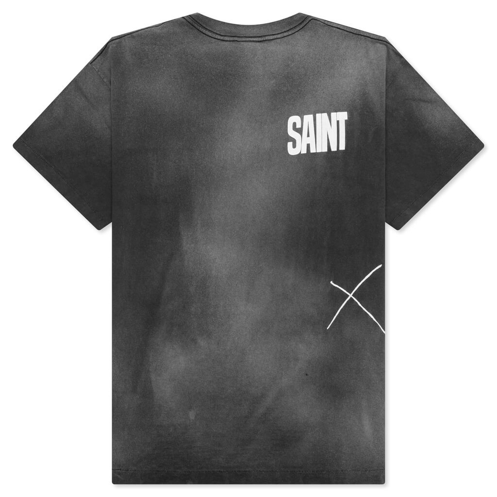 SAINT MICHAEL X LAST MAN BEATING S/S TEE - BLACK - 2