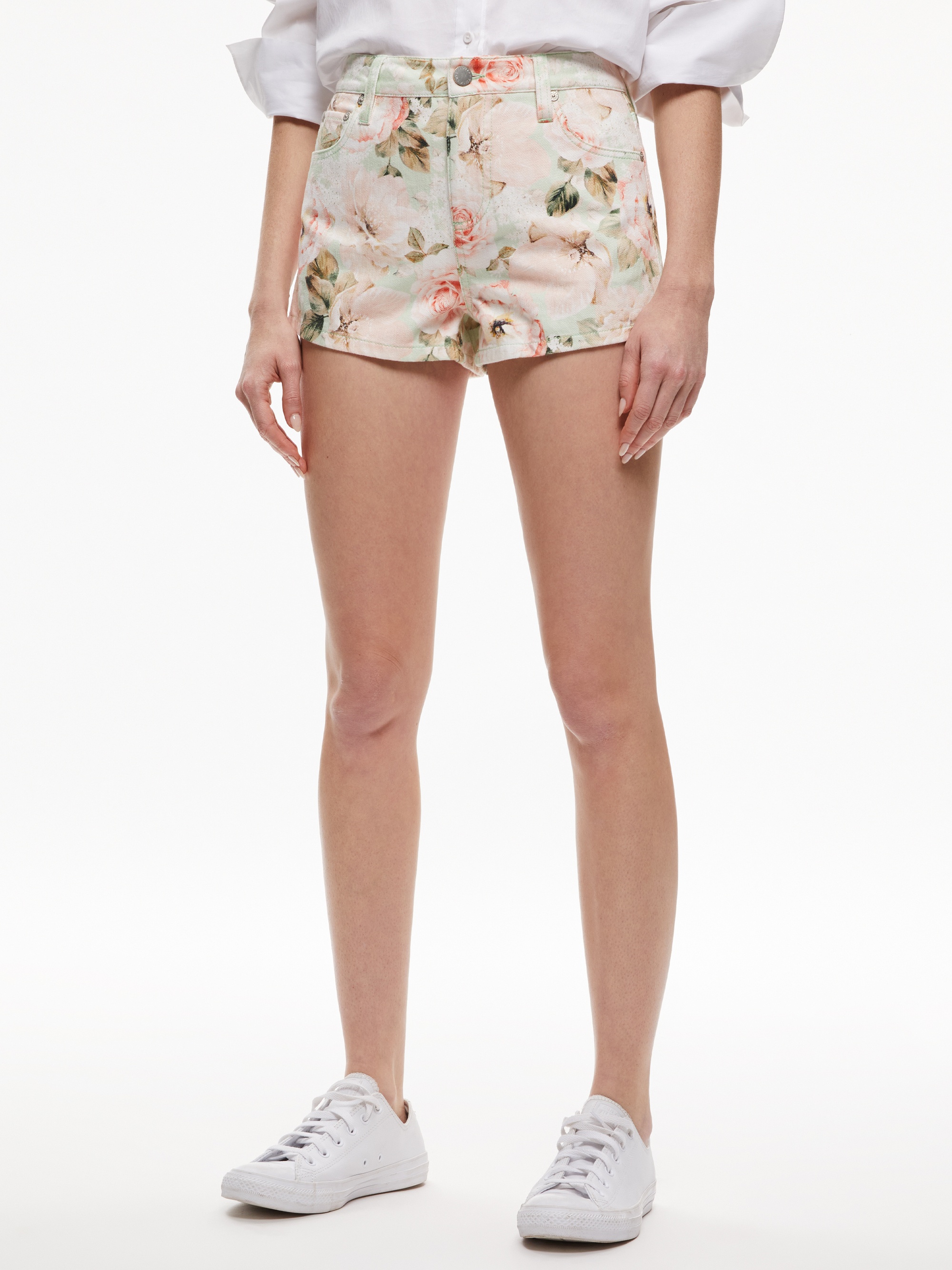 AMAZING HIGH RISE DENIM VINTAGE SHORT - 1