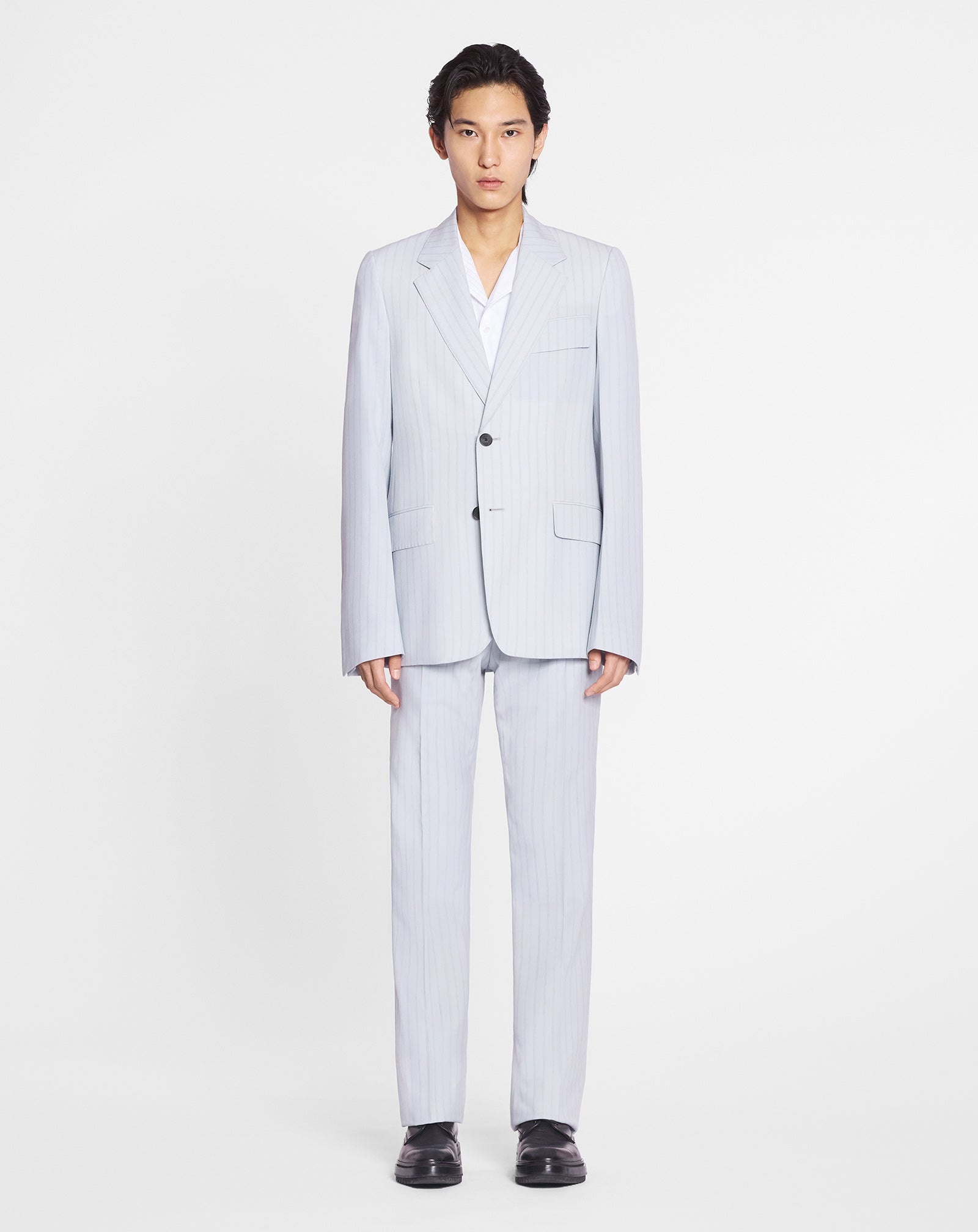 SUIT PANTS WITH BELT - 2