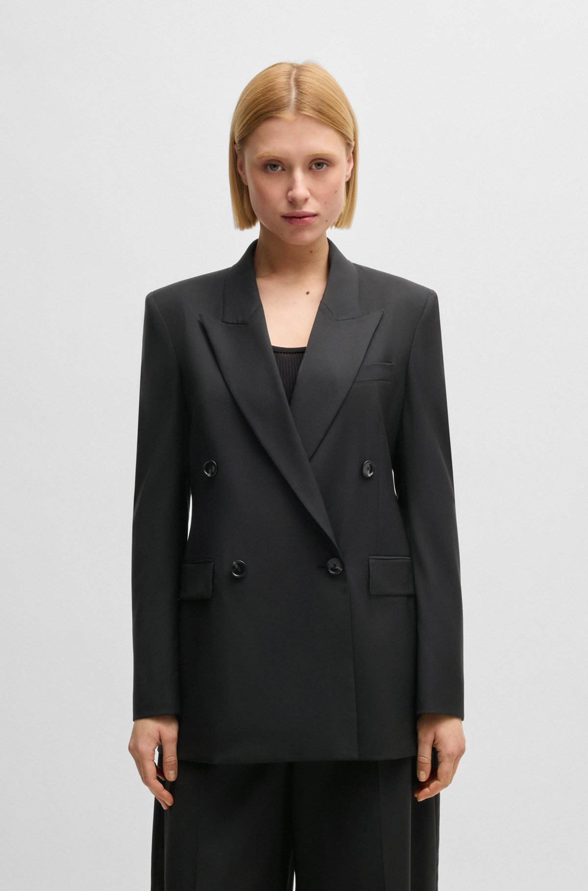 REGULAR-FIT BLAZER IN VIRGIN WOOL - 2