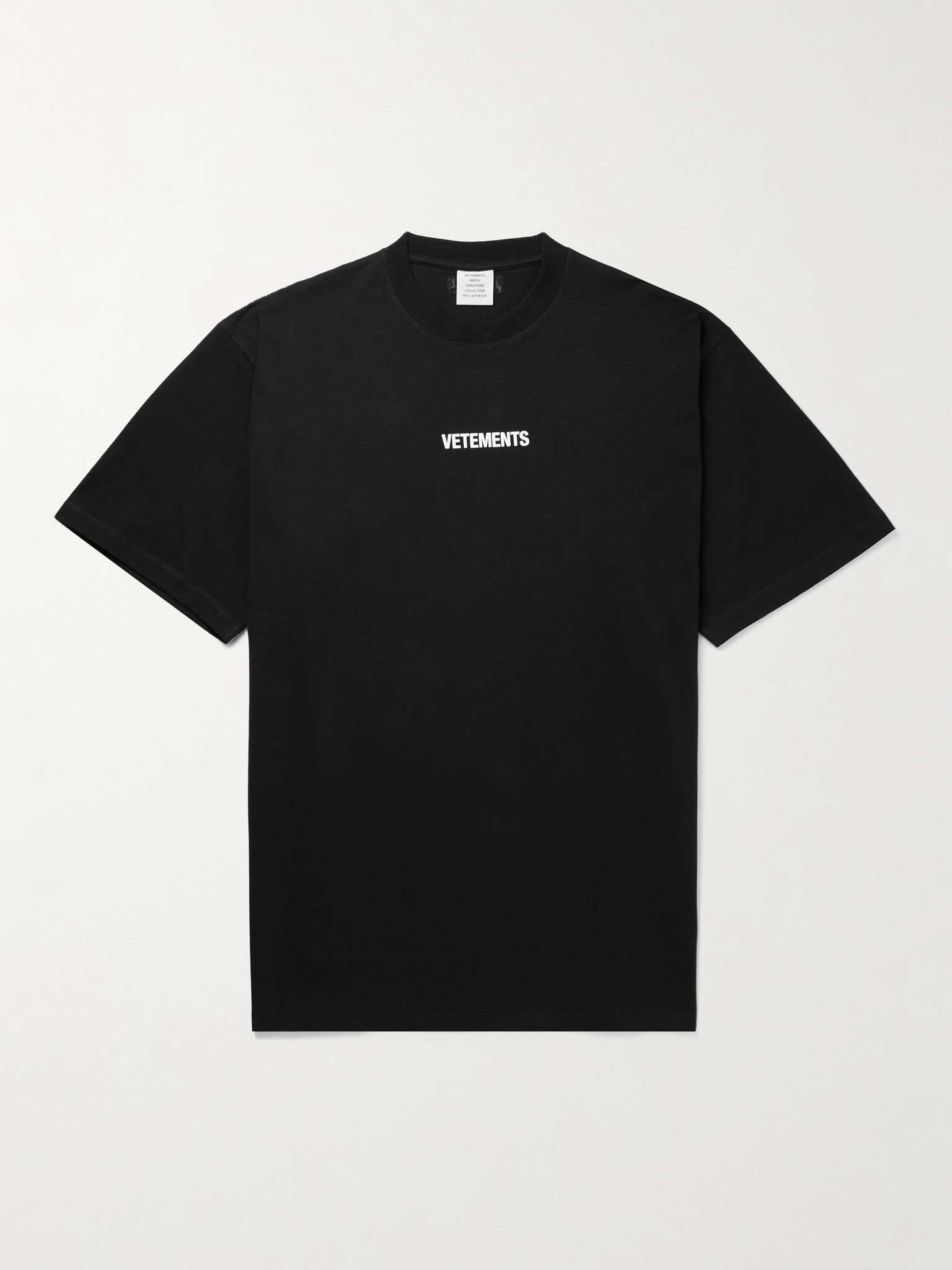 Oversized Logo-Print Cotton-Jersey T-Shirt - 1