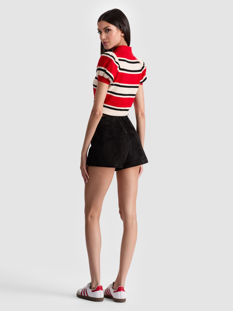Alice + Olivia RAMONA STRIPED PULLOVER outlook