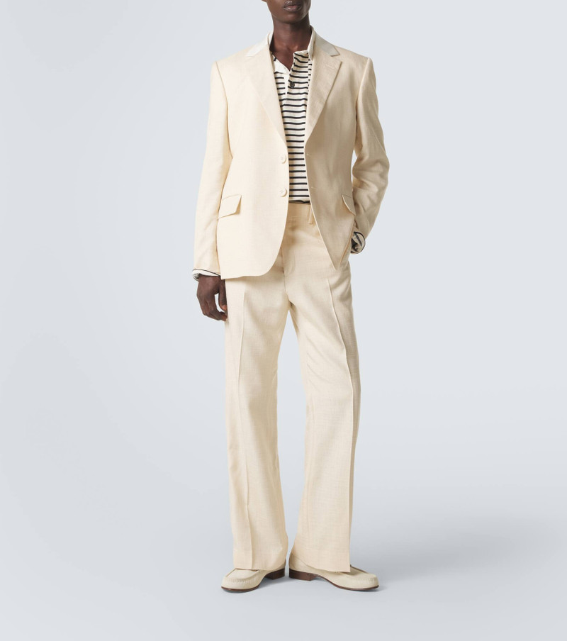 WALES BONNER Alto satin-trimmed blazer outlook