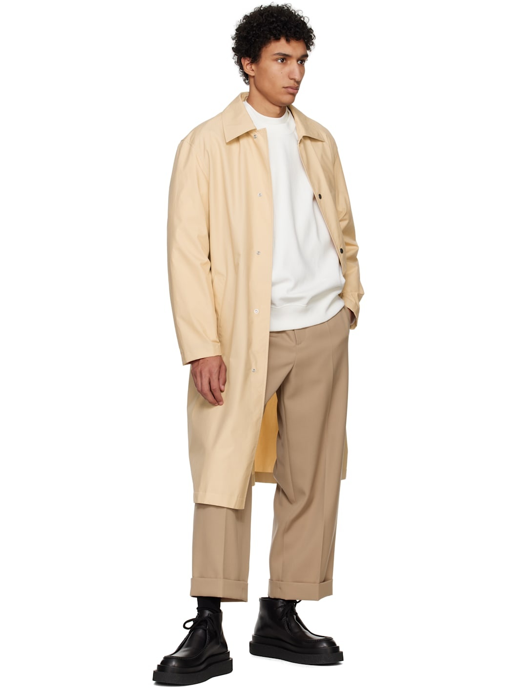 Beige Sport Coat - 4
