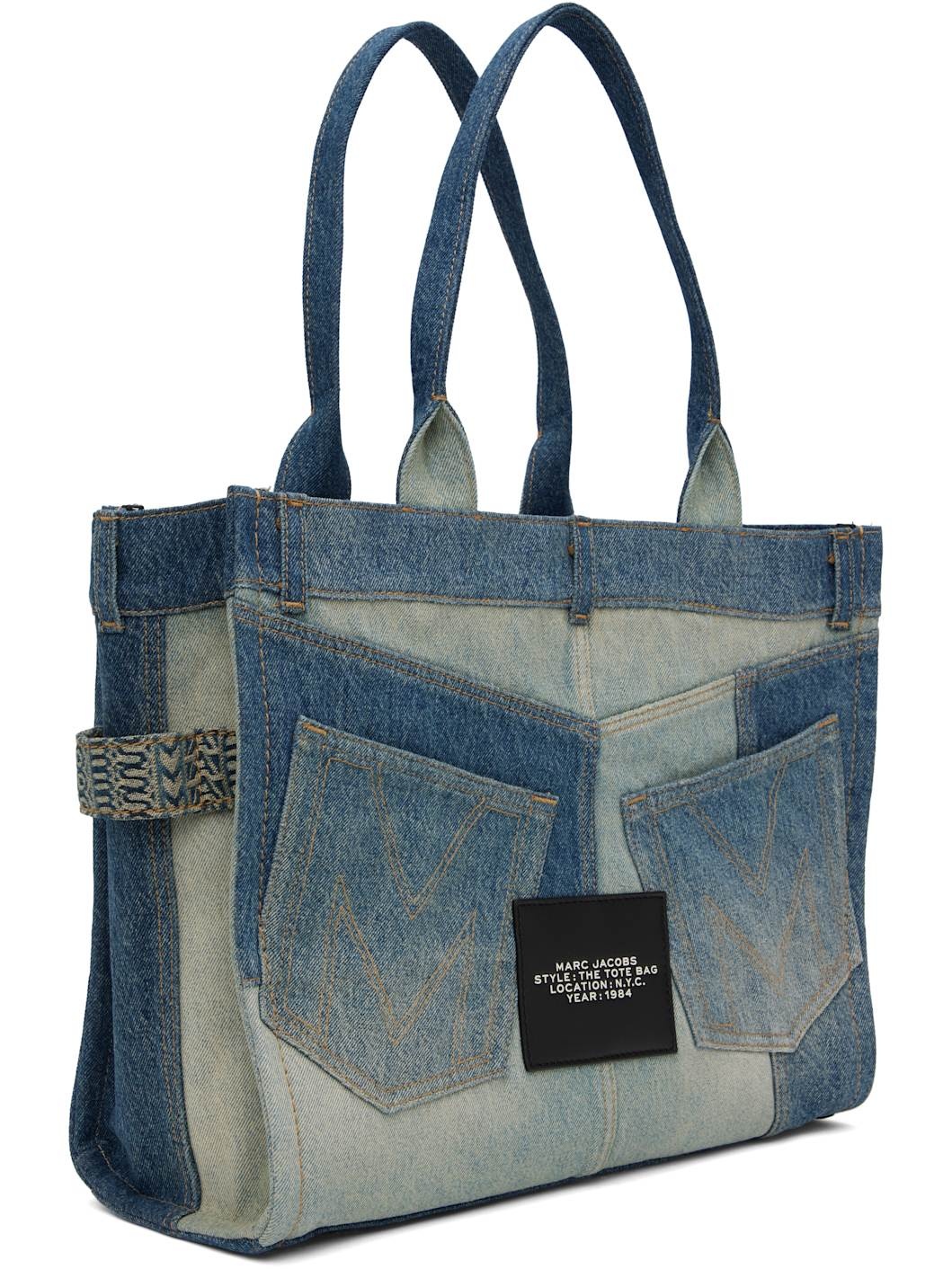 Blue 'The Deconstructed Denim Large' Tote - 3