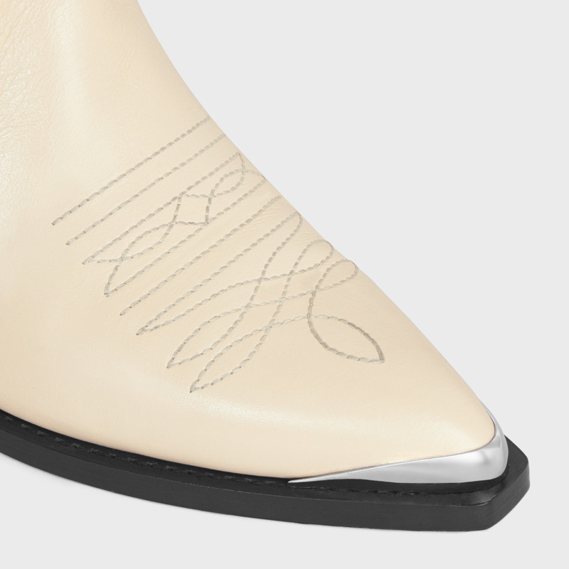 CELINE MOON HIGH BOOTS WITH METAL TOE CAP in Calfskin 4