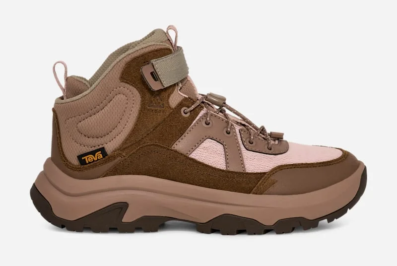 Women's Hurricane Daybreaker Mid Hiking Boot in Deep Mahogany/Rose Smoke - 1