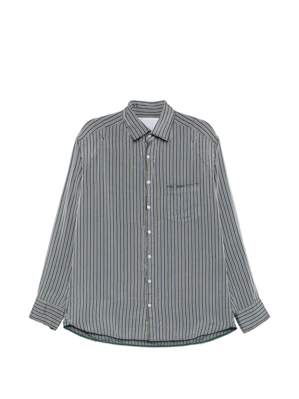 striped-pattern shirt - 1