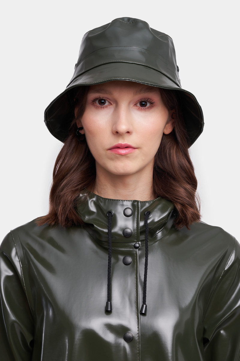 Stutterheim Beckholmen Opal Bucket Hat Green outlook