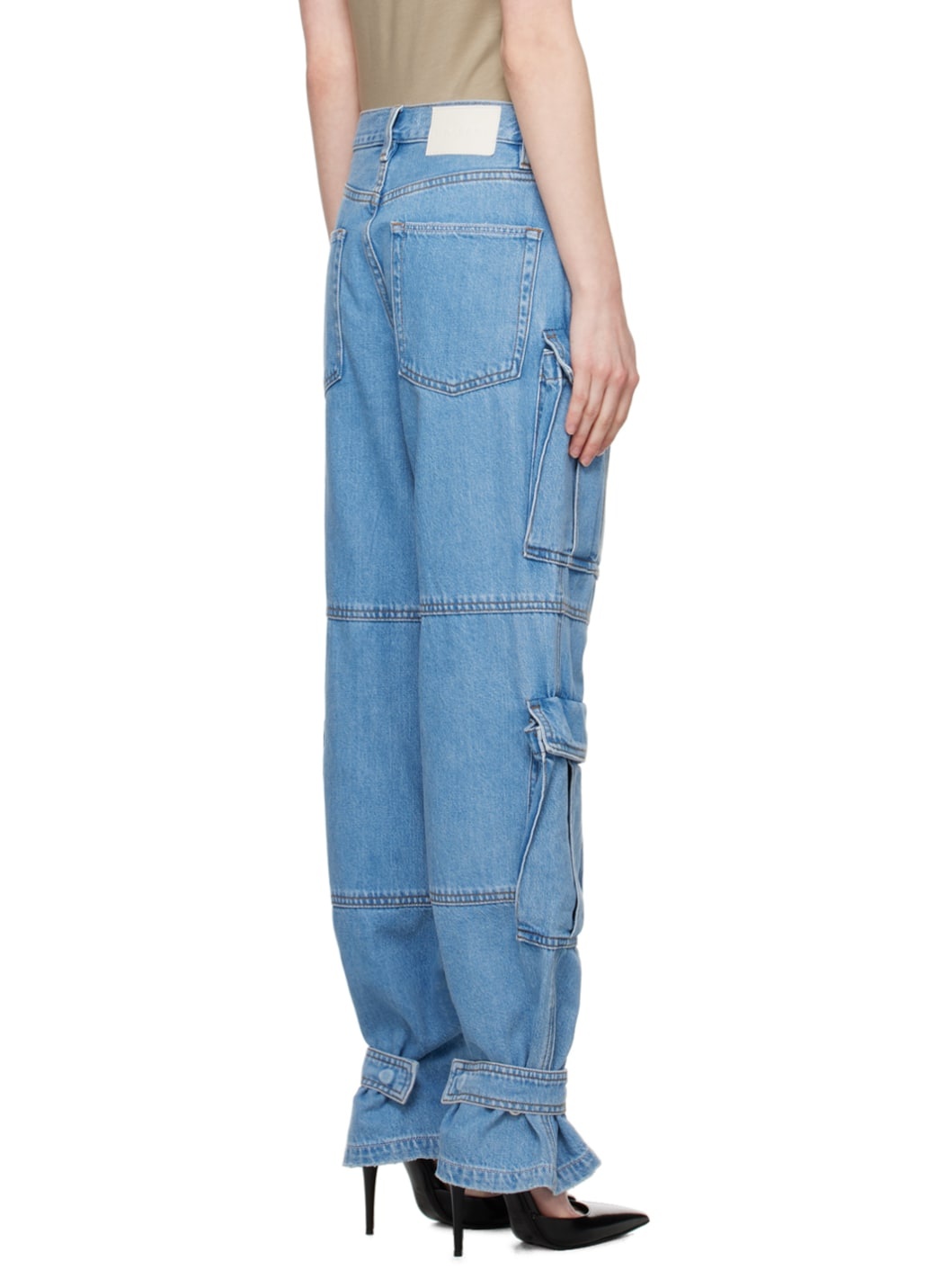 Blue Lex Cargo Jeans - 3