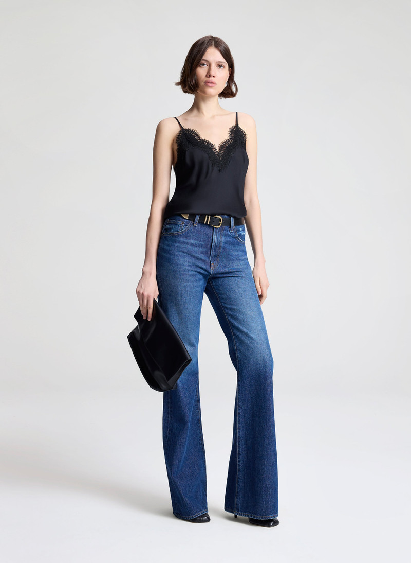 Presley Satin and Lace Camisole Top 4