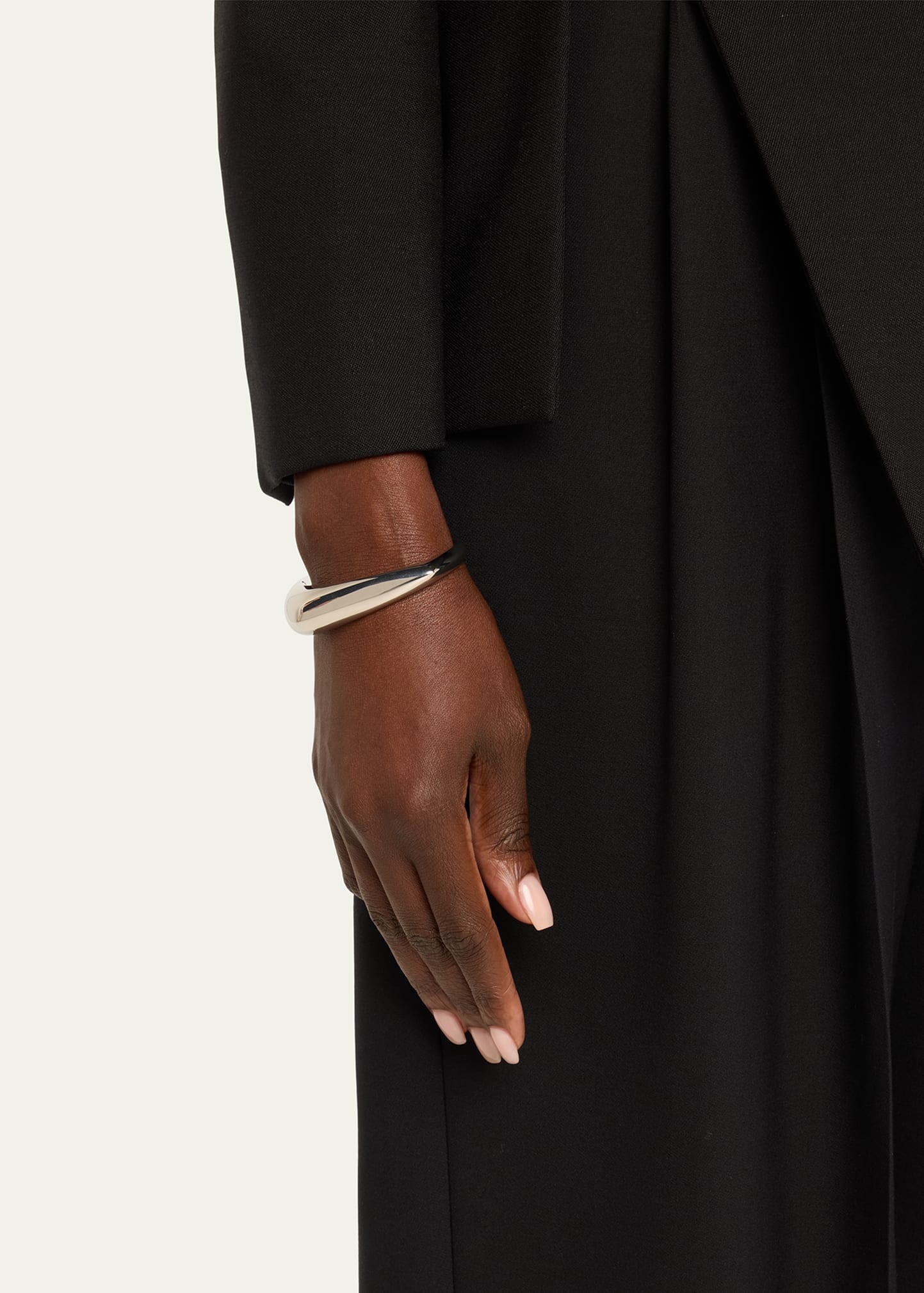 Silver-Plated Thorn Cuff Bracelet - 2