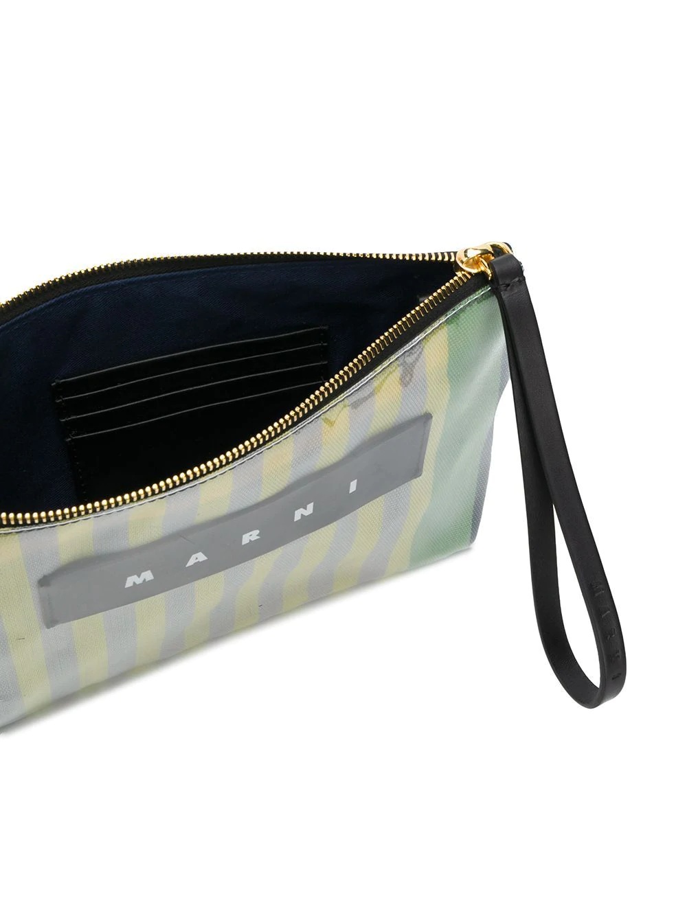 striped clutch bag - 5