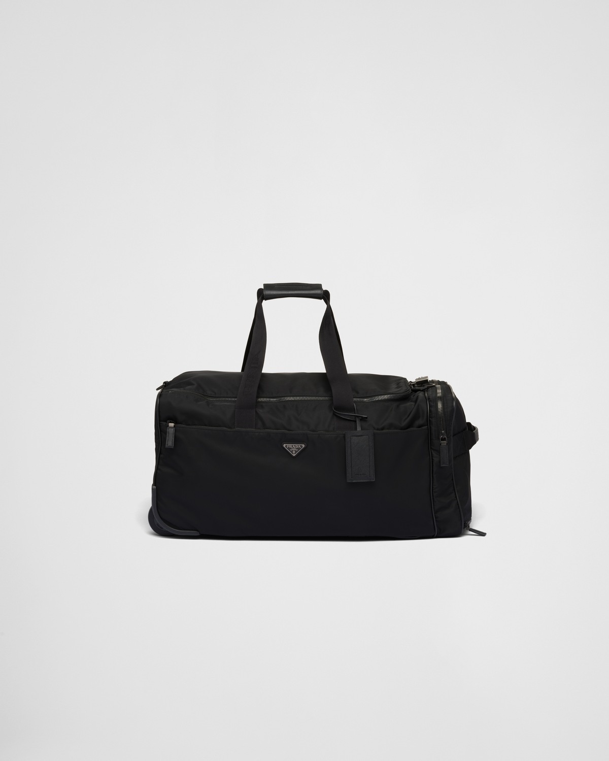 Re-Nylon and Saffiano leather trolley - 1
