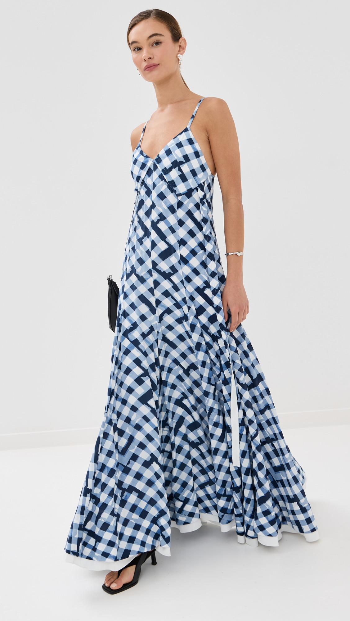 June Dress In Printed Crepe De Chine - 4