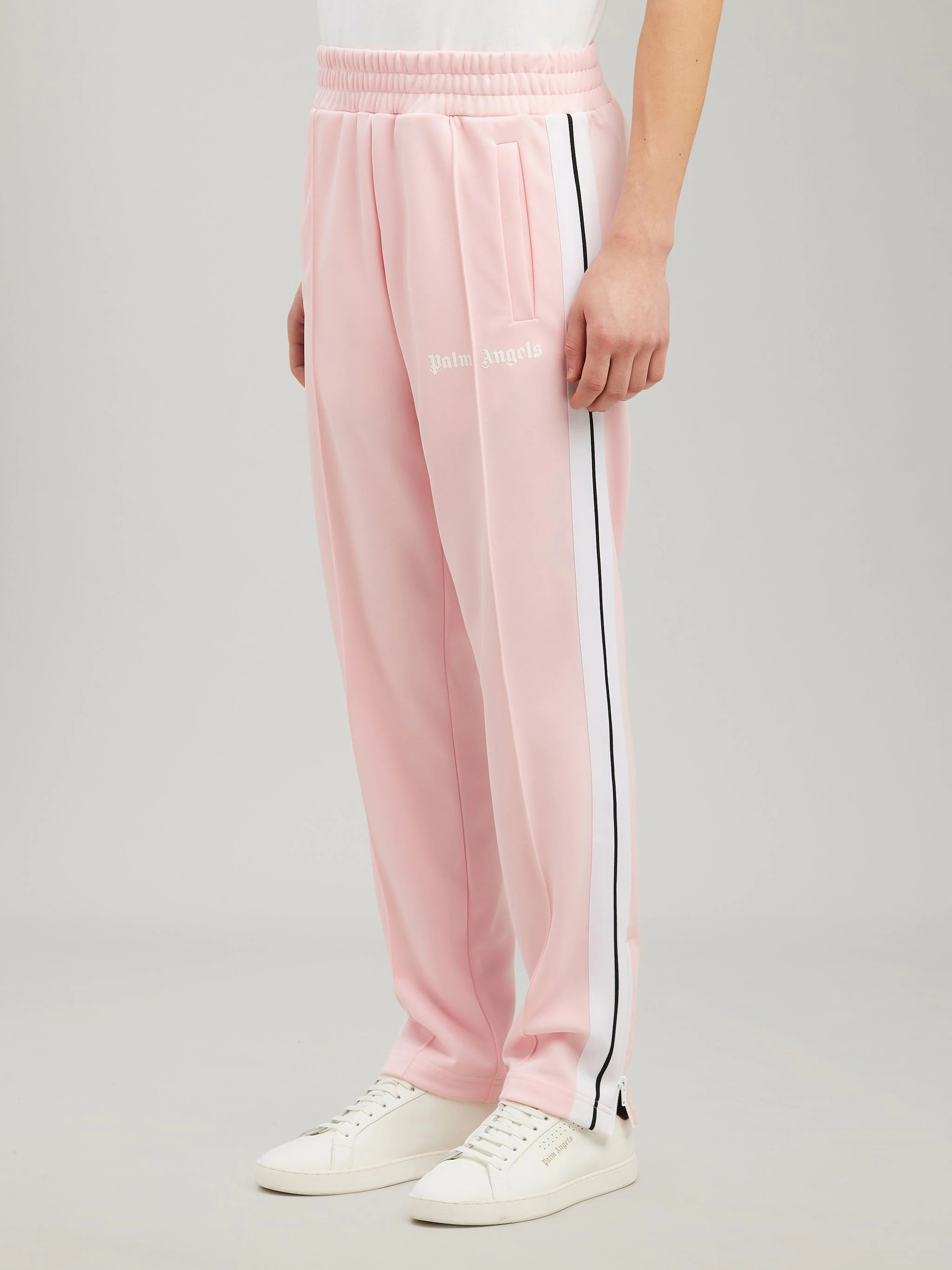 パンツ PALM ANGELS Women Straight Pants PWYB027S24DEN001 Pink Palm Angels Logo Track Pants | Pink | FARFETCH