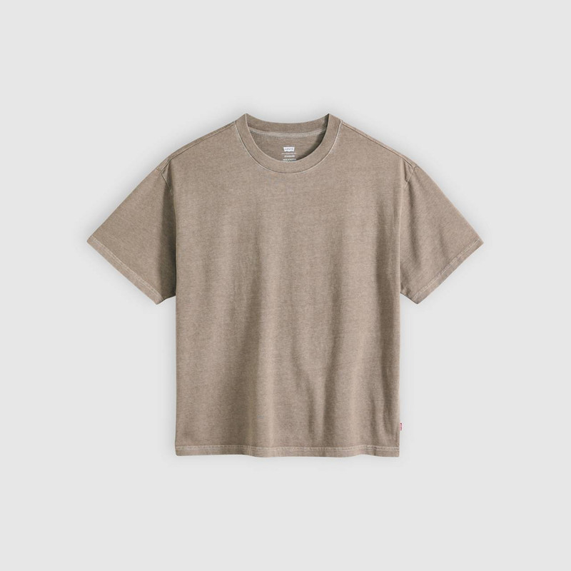 BOXY SHORT-SLEEVE GRUNGE WASH T-SHIRT 5