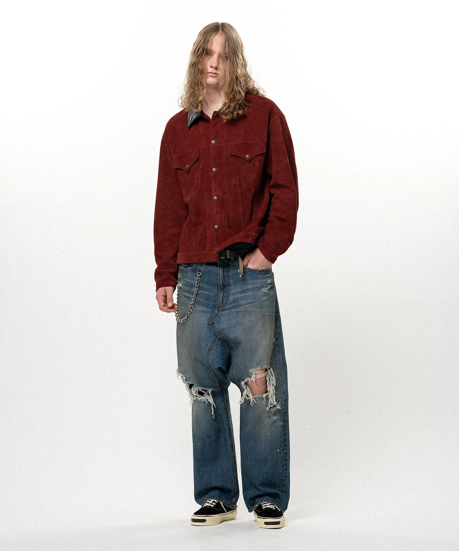 Suede Trucker Jacket - 1