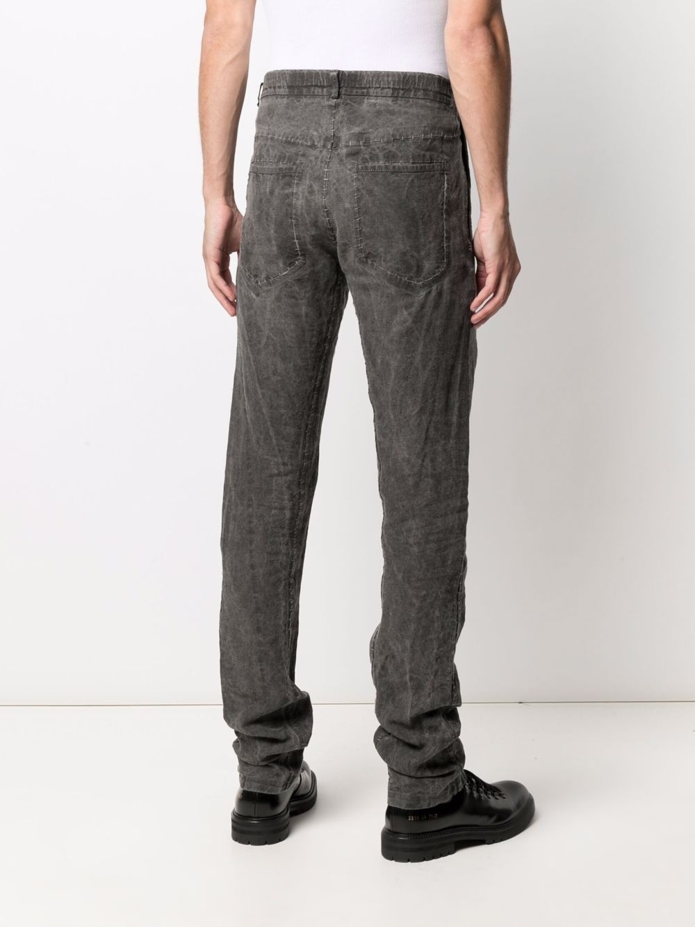 Epicurien linen trousers - 4