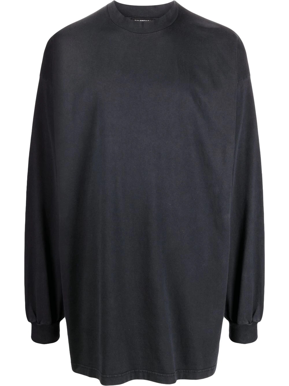 mock neck long-sleeve T-shirt - 1