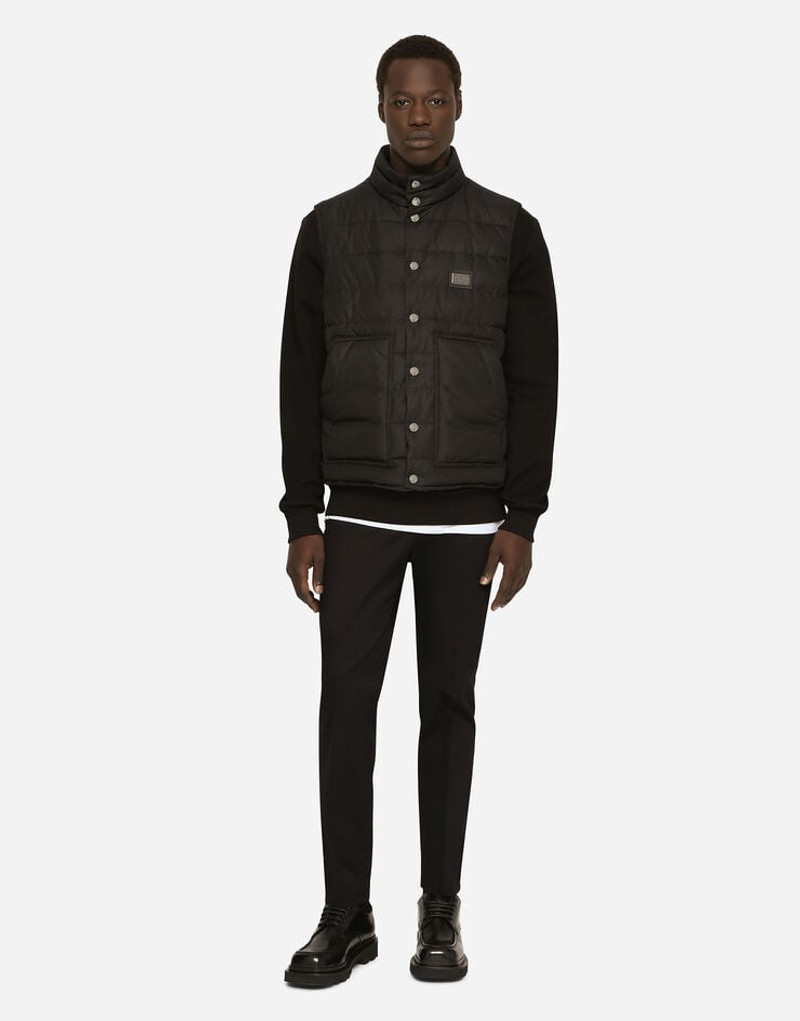 Dolce & Gabbana Nylon vest with branded tag outlook